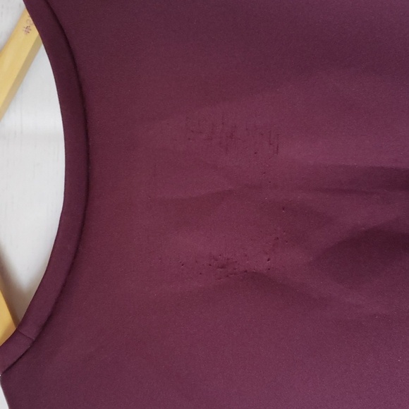 Stella & Dot Puff sleeve Neoprene style top - Picture 9 of 10